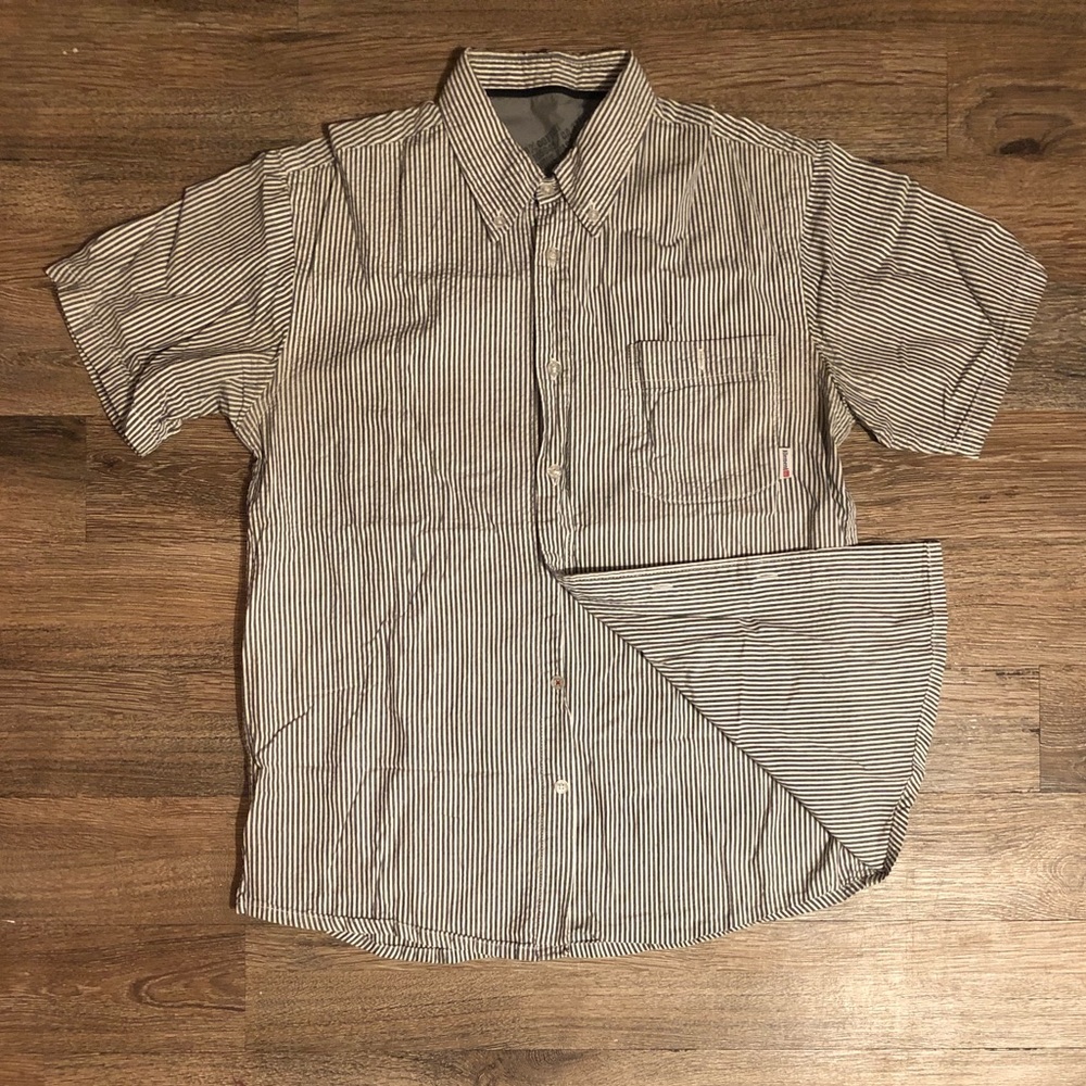 Pinstriped Button Down